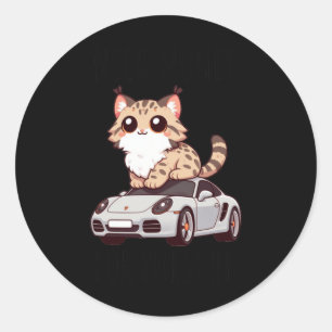Redonda Poscher Lynx Pegatina