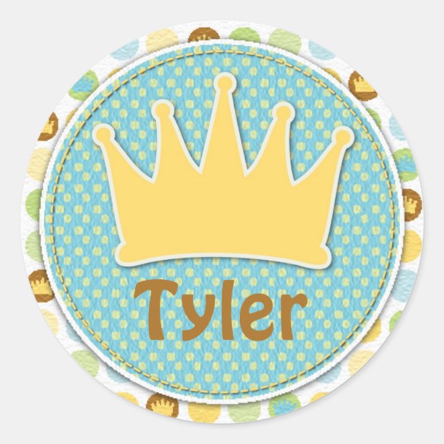 Redonda Principito Pegatina 2 (Anverso)