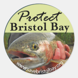 Redonda Proteger al Pegatina de Bristol Bay