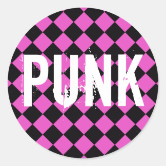 Redonda Punk Deco Pegatina