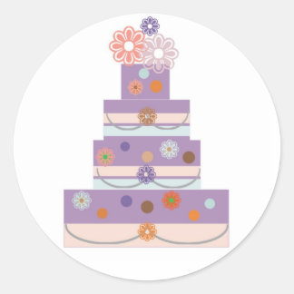 REDONDA PURPLE MULTI CAKE PEGATINA