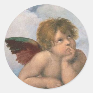 Redonda raphael Angel Pegatina