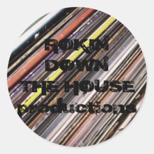 Redonda RDHprod. Pegatina de registros apilados