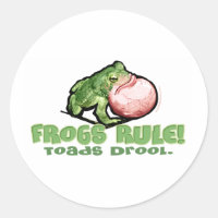 Regla de ranas, Pegatina de toads Drool