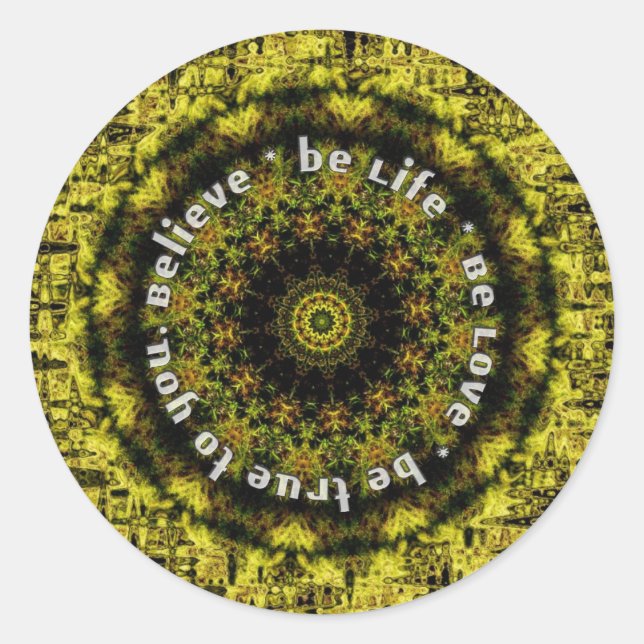 Redonda REPSYCLE Wisdoms Pegatina (Anverso)