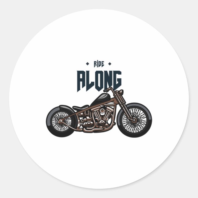 Redonda Ride Along Pegatina (Anverso)