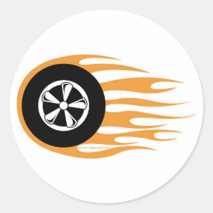 Redonda Rockabilly Pegatina