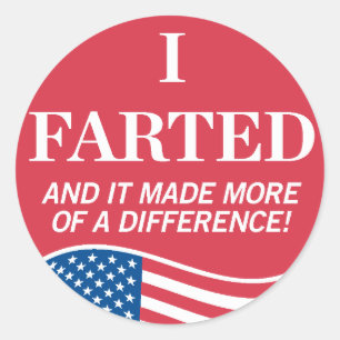 Redonda Rompiendo el Viento Sobre El Pegatina De Votación