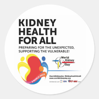 Redonda Ronda Pegatina de WKD 2023