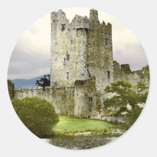 Redonda Ross Castle Pegatina