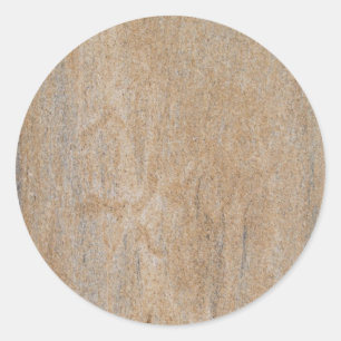 Redonda Rusty Brown Marble Round Pegatina