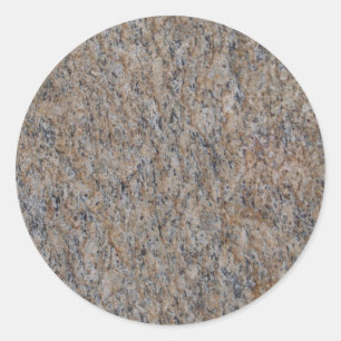 Redonda Rusty Brown Marble Round Pegatina