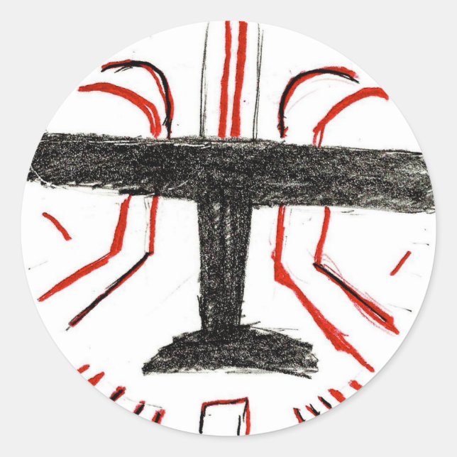 Redonda Ryan: Pegatina de círculo (Anverso)