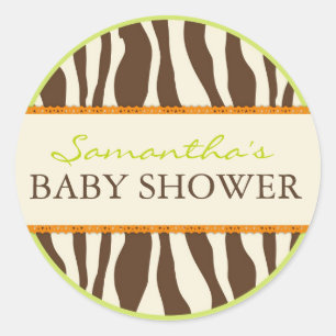 Redonda Safari Boy Green Pegatina ZEB