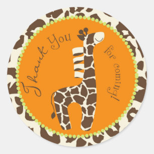 Redonda Safari Boy Green TY Pegatina C2