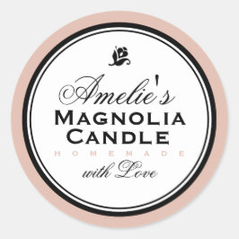 REDONDA SALMON VINTAGE MODERNA | PEGATINA PERSONALIZADO