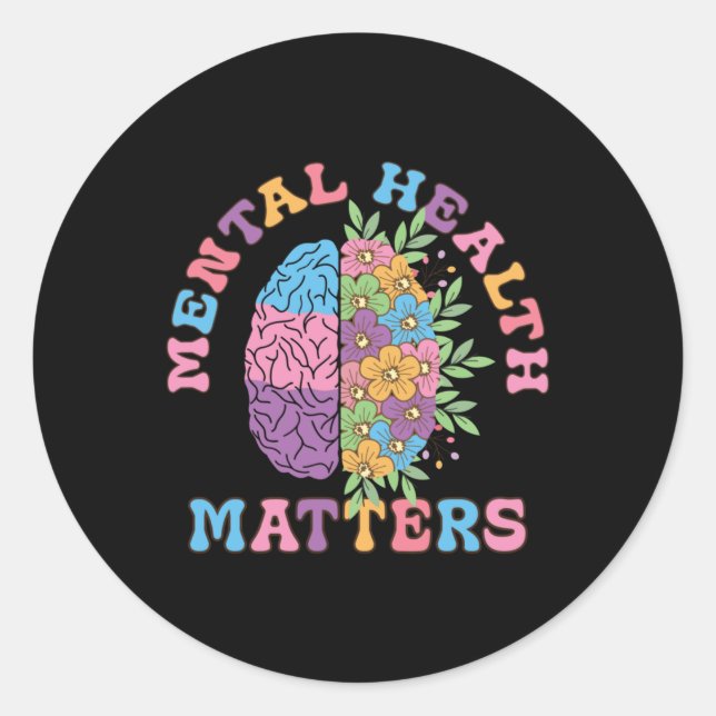 Redonda Salud Mental S Pegatina 38 (Anverso)