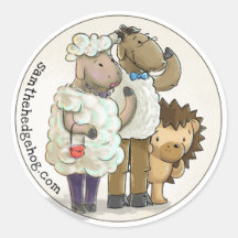 Sam the Hedgehog - Pegatina #1