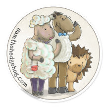 Sam the Hedgehog - Pegatina #1