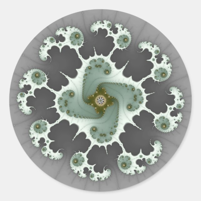 Redonda SaWheel - Pegatina fractal (Anverso)