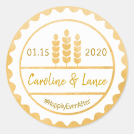 Redonda Se prepara antes de que el Pegatina de la cápsula 