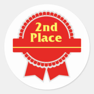 Redonda Segundo pegatina del lugar