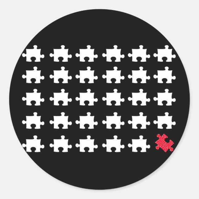 Redonda Ser Pegatina original (Anverso)