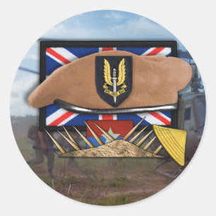 Redonda Servicio aéreo especial de Australia como Pegatina