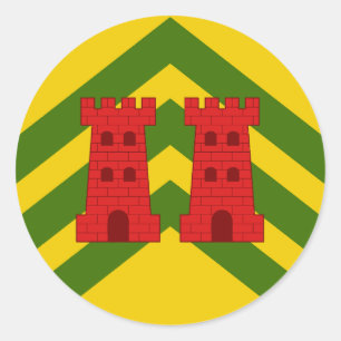 Redonda Shire of Cloondara Populace Badge Pegatina