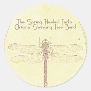 Redonda SHJ 2010: Hoja del pegatina de la libélula