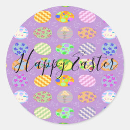 Redonda Simple Pegatina redondo clásico de Pascua