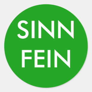 Redonda Sinn Fein Pegatina