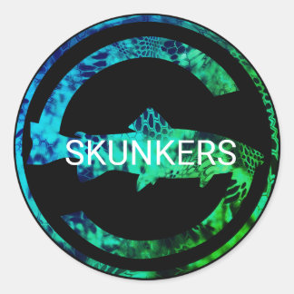 Redonda Skunkers Kryptek Pegatina