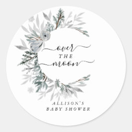 Redonda Sobre la luna, pegatina de ducha para bebés