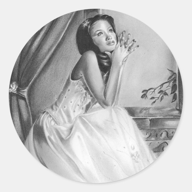 Redonda Soñando Con Tu Pegatina (Anverso)