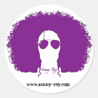 Redonda Sonny Rey Hair Pegatina