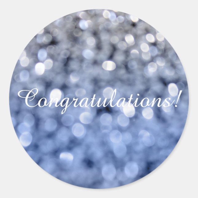 Redonda Sparks - Pegatina de la ronda de felicitaciones (Anverso)