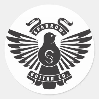 Redonda Sparrow Emblem Pegatina