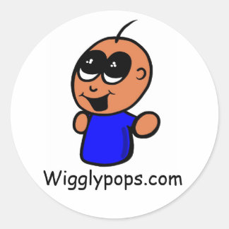 Redonda Sr.wigglypops pegatina