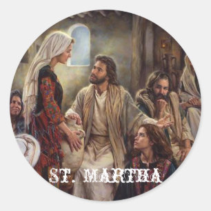 Redonda St. Martha Pegatina