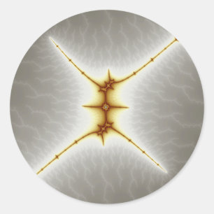 Redonda StarX - Pegatina fractal