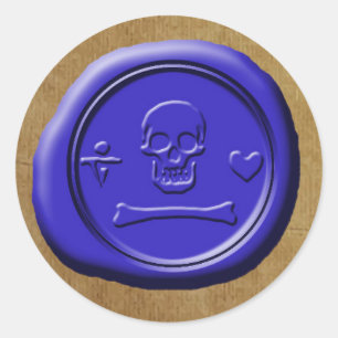 Redonda Stede Bonnet Pirate Flag OFMD Wax Seke Pegatina