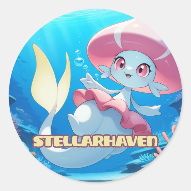 Redonda StellarHaven - Pegatina de Virginia 01 (Anverso)