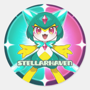 Redonda StellarHaven - Zuri Pegatina 01