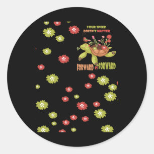 Redonda Su velocidad no avanza es Pegatina de reenvío