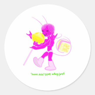 Redonda Sugar Bug 2 sin logo Pegatina