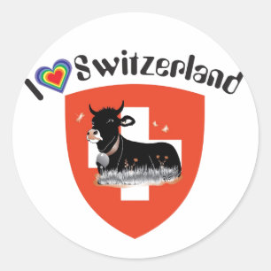 Redonda Suiza Suisse Svizzera Svizra pegatina