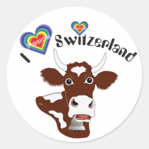 Redonda Suiza Suisse Svizzera Svizra pegatina