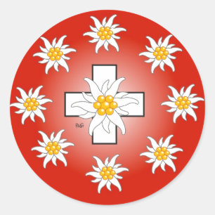 Redonda Suiza Suisse Svizzera Svizra pegatina