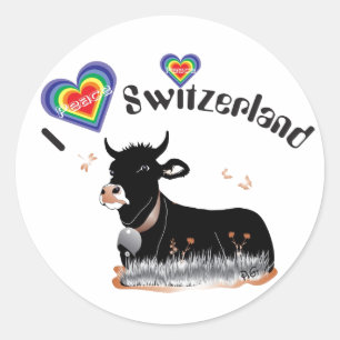 Redonda Suiza Suisse Svizzera Svizra pegatina